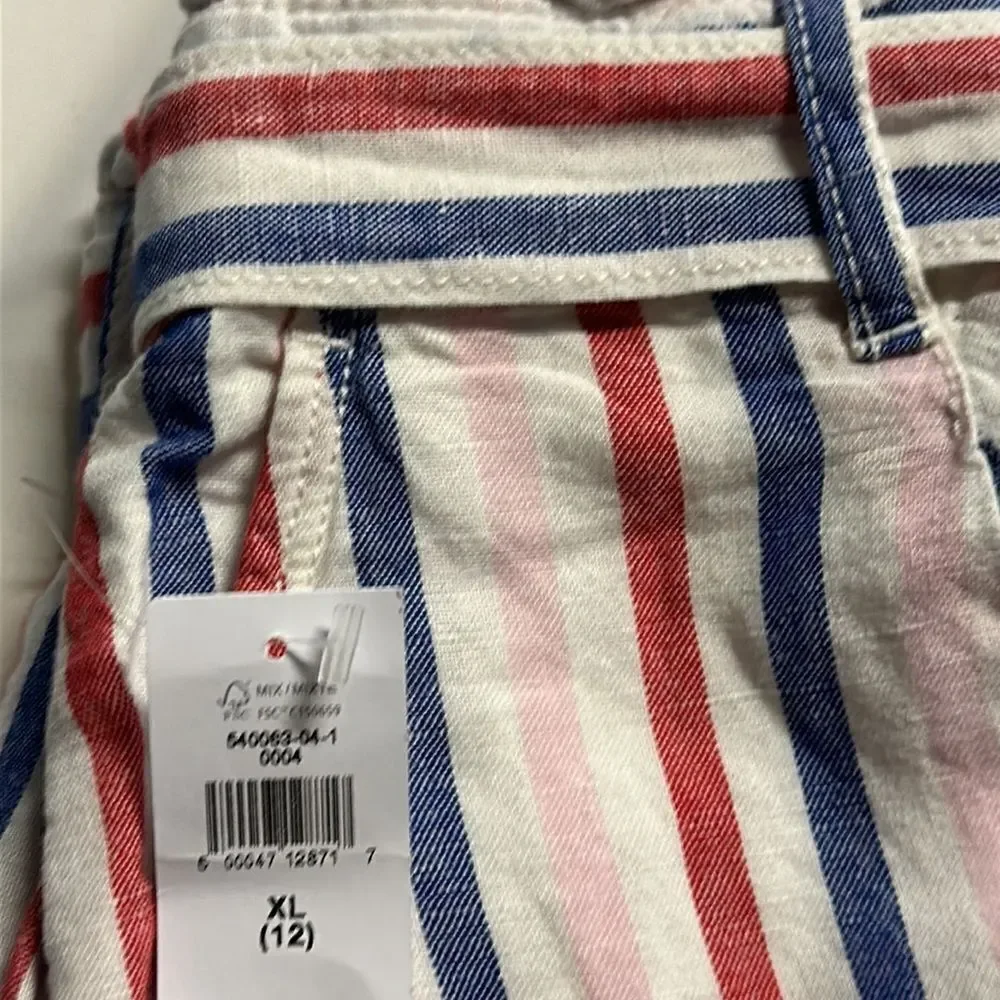 GAP Kids | Off White | PAPERBAG-WAIST HIGH RISE SHORTS